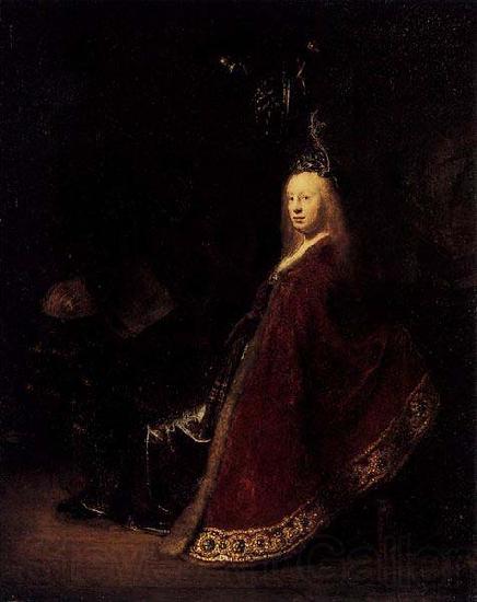Rembrandt van rijn Minerva France oil painting art